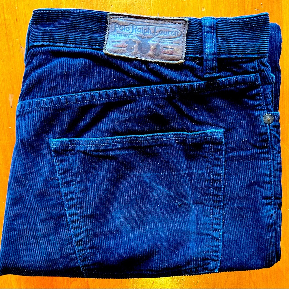5-pocket Corduroy Pants | Ralph Lauren | Polo | Navy | Straight Fit | 34 X 30